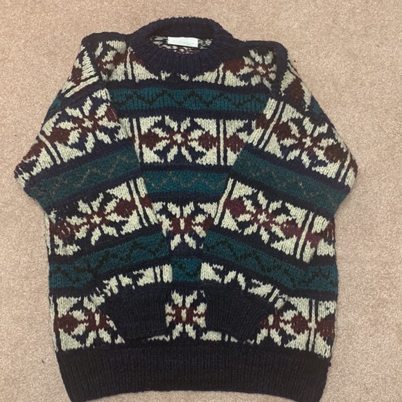 Hand Made wool sweater Native American - Picture 7 of 7